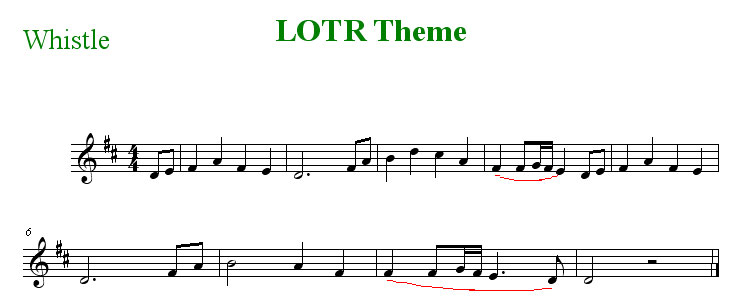 concerning hobbits tin whistle concerning hobbits tin whistle